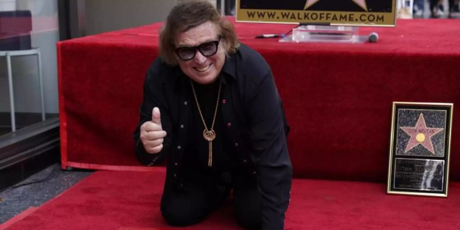 Don McLean hat jetzt einen Stern in Hollywood. Foto: Chris Pizzello/Invision via AP/dpa