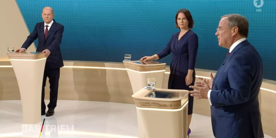 Wahl-Triell - TV-Diskussion Kanzlerkandidaten