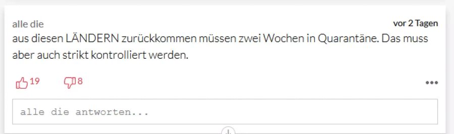 Dieser Leser hat eine klare Meinung zu der Thematik.