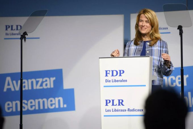 FDP-Präsidentin Petra Gössi. Coronavirus FDP Gössi