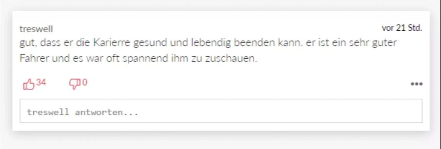 Viele Fans werden in als guten Fahrer in Erinnerung behalten.
