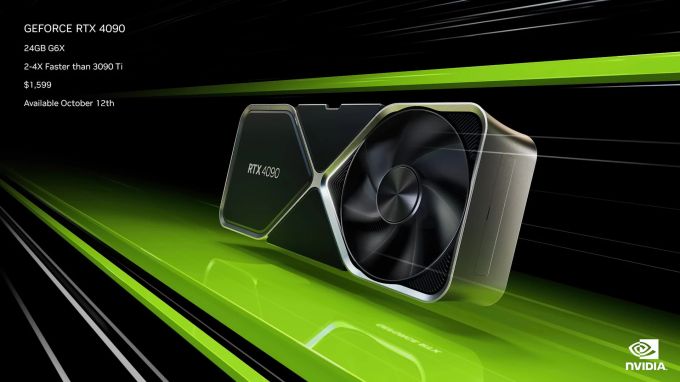 Die Nvidia RTX 4090 soll laut Keynote 1599 Dollar kosten – in Europa zeigt Nvidias eigene Website aber sogar einen Preis von 1949 Euro (1850 Franken) an. Nvidia RTX 4090