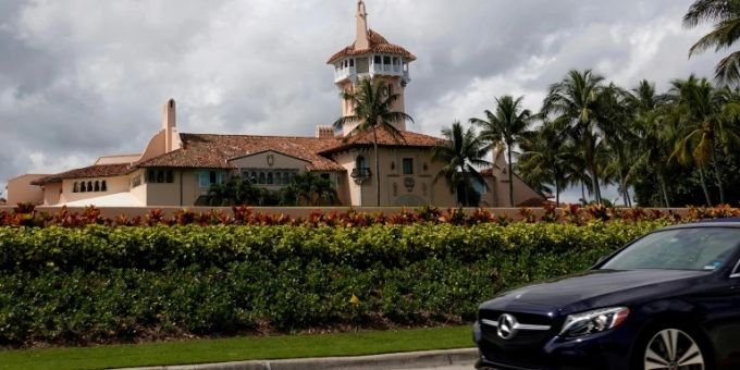 Trumps Luxusanwesen Mar-a-Lago im Bundesstaat Florida Trumps Luxusanwesen Mar-a-Lago im Bundesstaat Florida