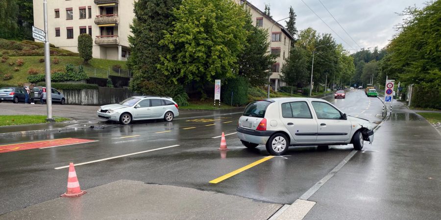 Kollision beim Abbiegen