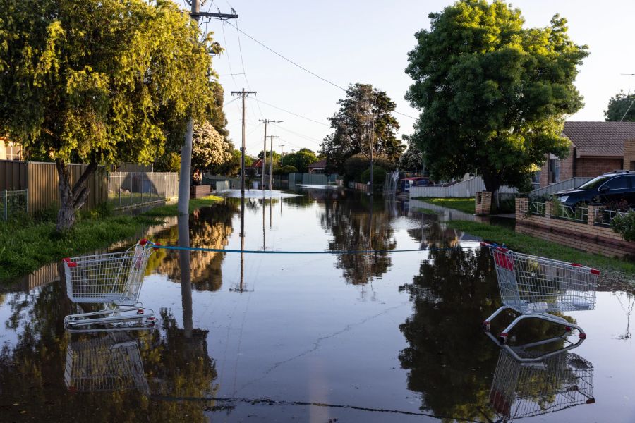 Floodwaters affect communities in Victoria, Australia