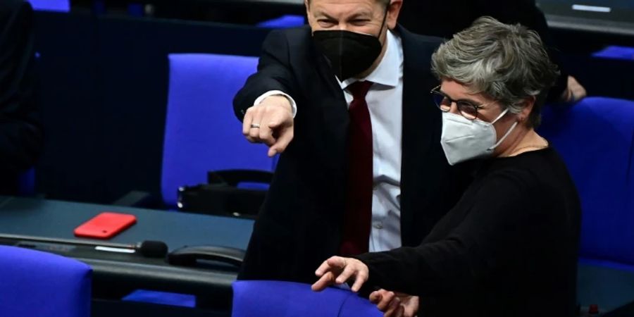 Da geht's lang: Scholz und Hasselmann