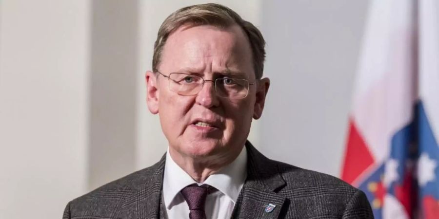Bodo Ramelow will gegen Bedrohungen juristisch vorgehen. Foto: Jens-Ulrich Koch/dpa-Zentralbild/dpa
