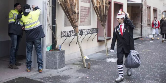 Dieses Jahr muss Liestal auf den Chienbäse verzichten. Liestal Fasnacht Chienbäse
