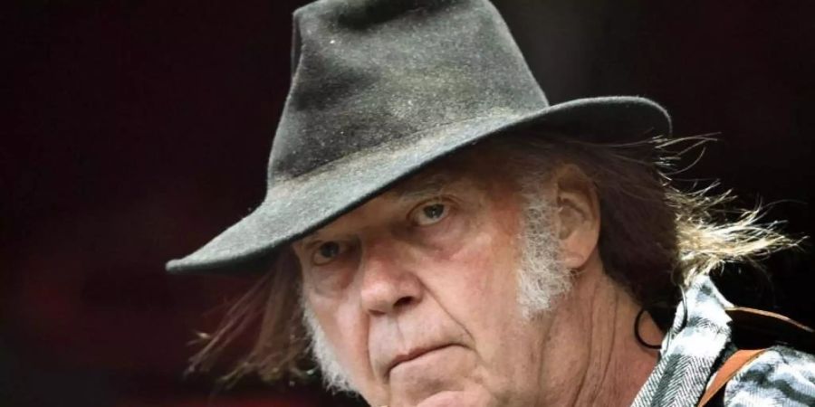 Neil Young 2016 auf dem Roskilde Festival. Foto: Nils Meilvang/SCANPIX DENMARK/dpa