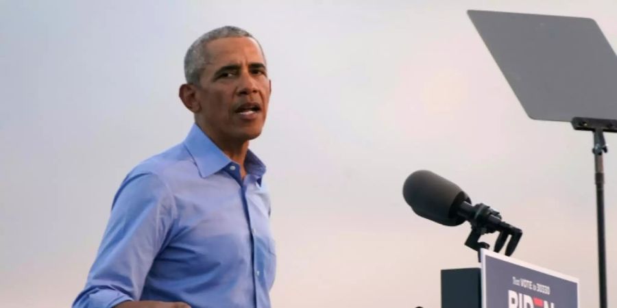 Barack Obama am 21. Oktober 2020 in Philadelphia