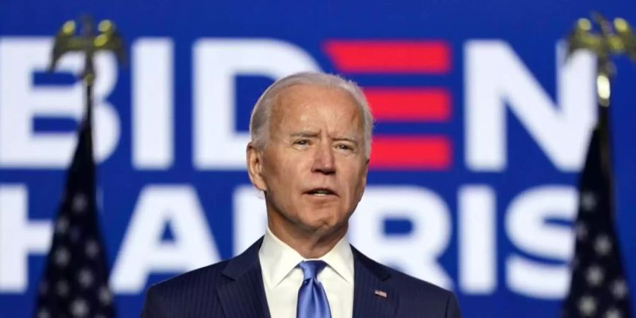 Joe Biden hat die US-Wahl gewonnen. Foto: Carolyn Kaster/AP/dpa