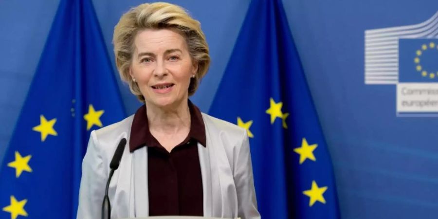 EU-Kommissionschefin Ursula von der Leyen sucht nach einer kreativen Lösung des Brexit-Streits. Foto: Etienne Ansotte/European Commission/dpa