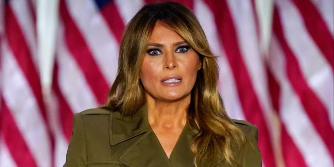 Melania Trump entgleisten schon mal die Gesichtszüge. melania donald trump