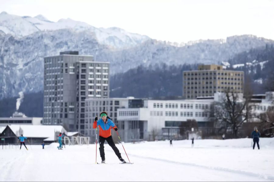 schnee Luzern Langlauf