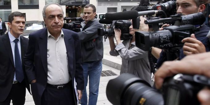 Ziad Takieddine im Jahr 2011 vor einer Gerichtsanhörung. (Archivbild) Ziad Takieddine