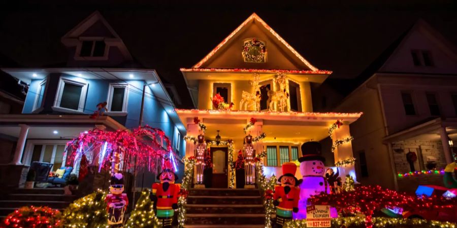 Aussenbeleuchtung für Weihnachten