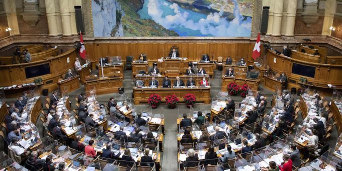 Der Nationalrat tagt an der Wintersession. nationalrat bern