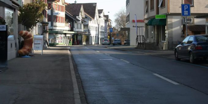 Sanierung Hauptstrasse.