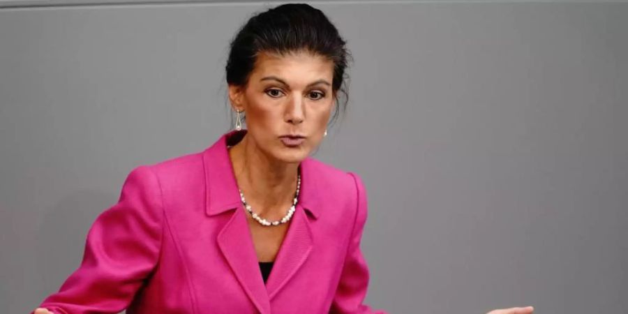 Verzichtete nach langen internen Querelen 2019 und auch aus gesundheitlichen Gründen auf eine erneute Kandidatur für den Posten als Fraktionschefin: Sahra Wagenknecht. Foto: Kay Nietfeld/dpa