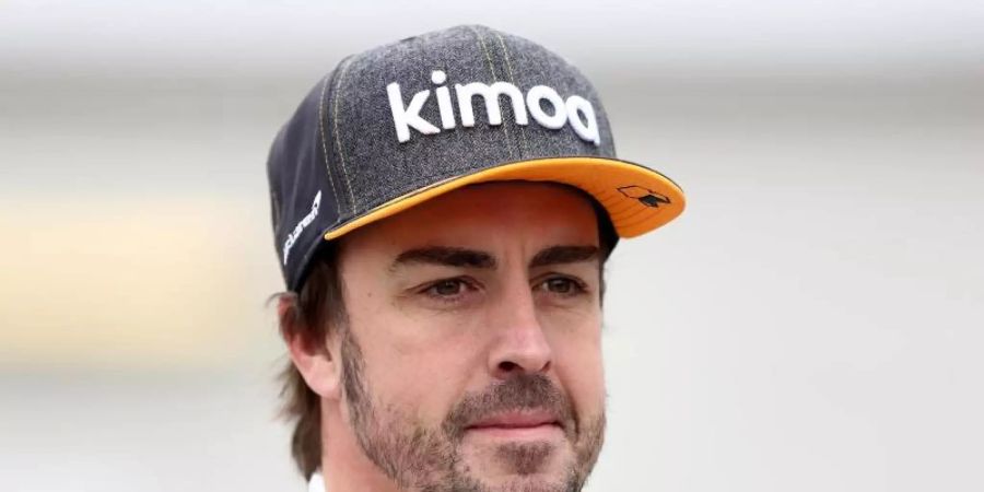 Der spanische Formel-1-Pilot Fernando Alonso hatte einen Fahrrad-Unfall. Foto: Tim Goode/PA Wire/dpa
