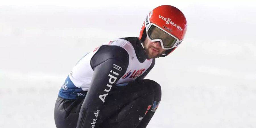 Markus Eisenbichler ist am heutigen Sonntag beim Weltcup im polnischen Zakopane im Einzel gefordert. Foto: Grzegorz Momot/PAP/dpa