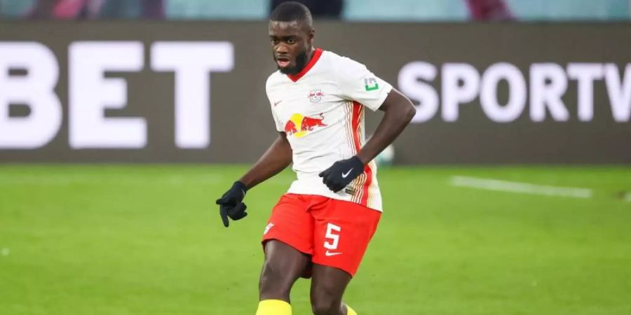 Wechselt von RB Leipzig zum FC Bayern: Dayot Upamecano. Foto: Jan Woitas/dpa-Zentralbild/dpa