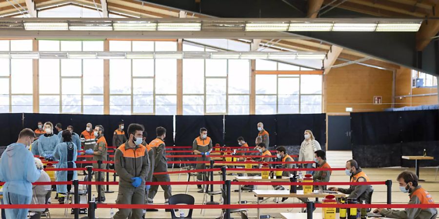 Weniger als 1 Prozent positive Fälle bei Massentests in Waadtländer Wintersportgebieten wie hier in Villars. (Archivbild)
