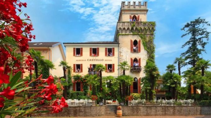 Das Castello Seeschloss in Ascona. Hotel Castello