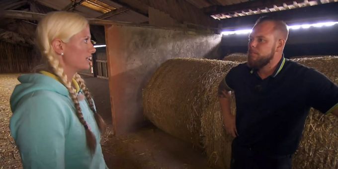 «Bauer sucht Frau»: Denise konfrontiert Sascha mit der Eifersuchtsszene vom Vorabend. «Bauer sucht Frau»