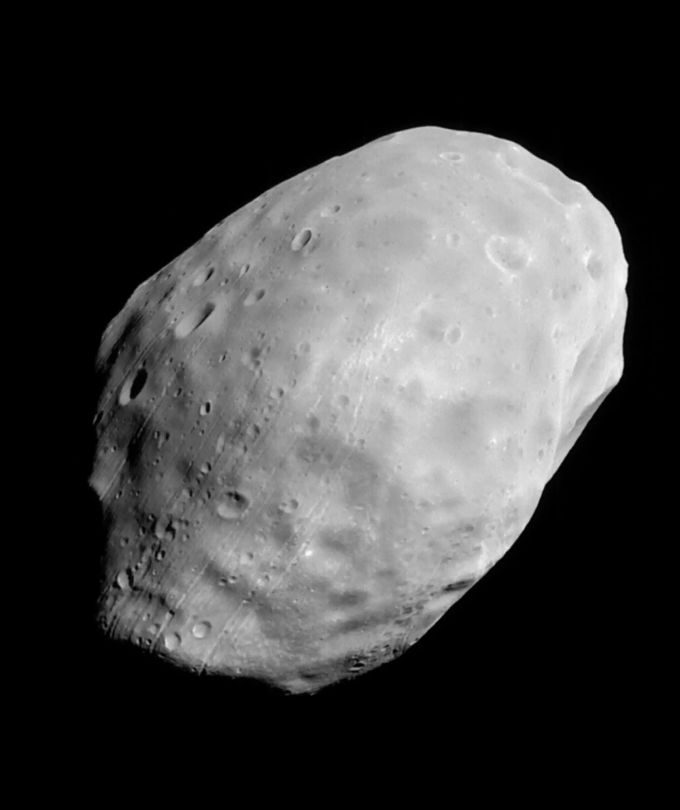 2029 sollen Gesteinsproben des Mars-Mondes Phobos die Erde erreichen. mars phobos mond