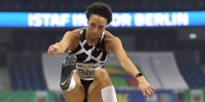 Will in Tokio zu olympischen Gold springen: Malaika Mihambo. Foto: Soeren Stache/dpa-Zentralbild/dpa Will in Tokio zu olympischen Gold springen: Malaika Mihambo. Foto: Soeren Stache/dpa-Zentralbild/dpa