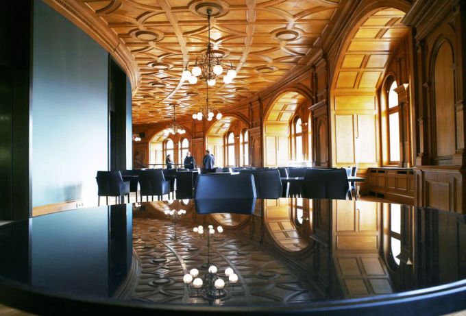 Das Restaurant im Bundeshaus «Galerie des Alpes». Galerie Alpes Roger Köppel