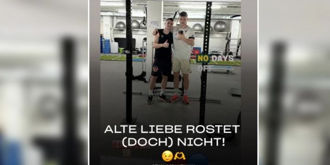 «Alte Liebe...» - FCB freut sich über Xhaka-Schnappschuss aus Bebbi-Gym