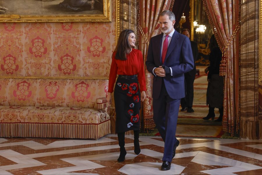 Letizia und Felipe diese Woche in Madrid.