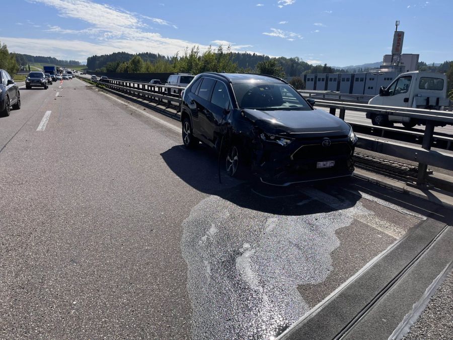 Unfall in Oberbüren