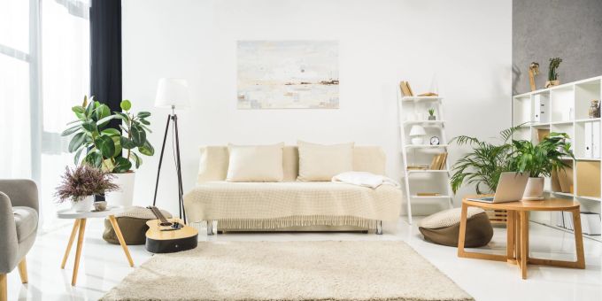 Schlicht und schön - ein Ort zum Wohlfühlen. Minimalismus, Aufräumen, Zuhause, Trend
