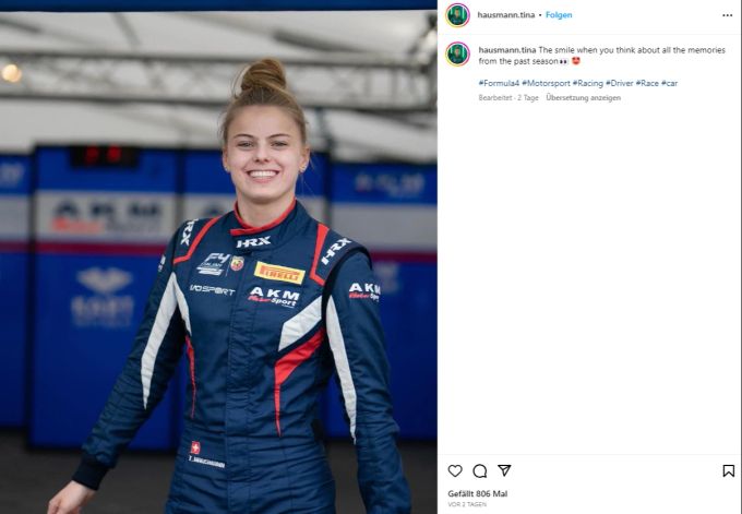 Tina Hausmann kriegt in der F1 Academy «eine unglaubliche Gelegenheit». Tina Hausmann Aston Martin