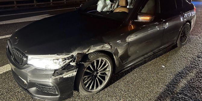 Kollision auf A1