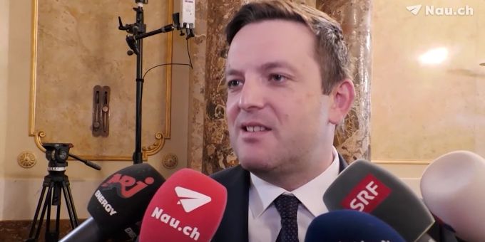 SP-Nationalrat Jon Pult nach seiner Niederlage bei den Bundesratswahlen vom 13. Dezember 2023. Jon Pult