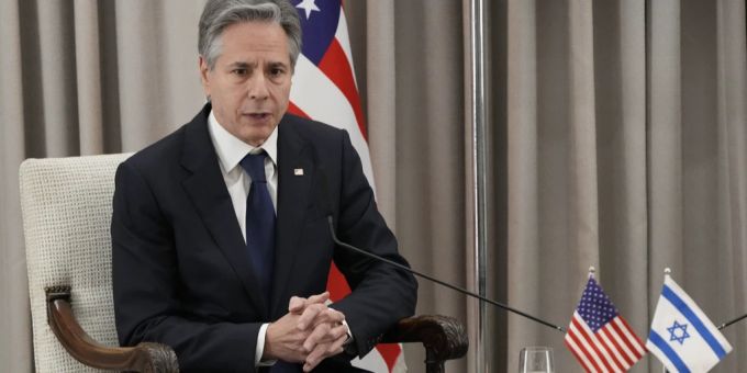 US-Aussenminister Blinken bekräftigt nach Treffen mit Israels Premier Netanjahu US-Ablehnung der geplanten Militäroffensive in Rafah. (Archivbild) Antony Blinken