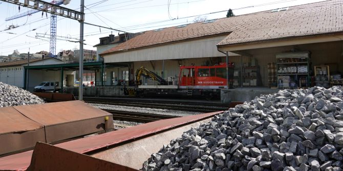 Bauzentrum der Bahn