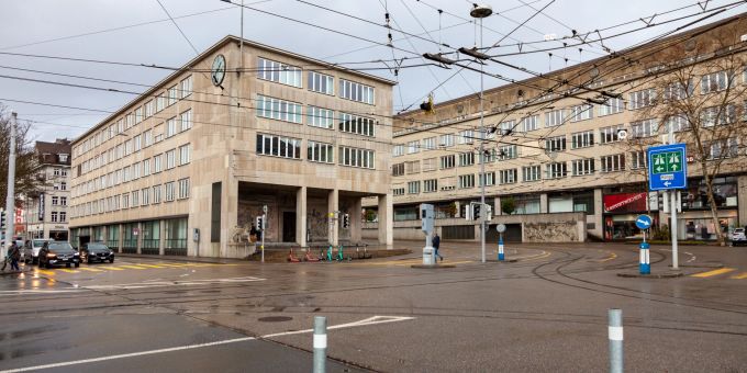 Der Walcheplatz in Zürich. Der Walcheplatz in Zürich.