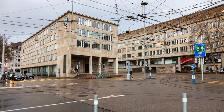 Der Walcheplatz in Zürich.