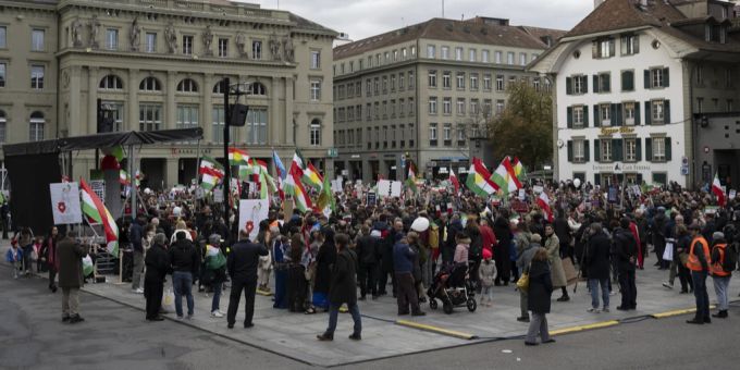Die Iran-Demonstration vom 5. November in Bern bern iran demo