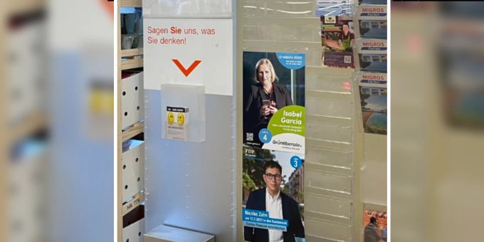 Ärger in Zürich - Die Migros tut sich schwer mit den Wahlplakaten
