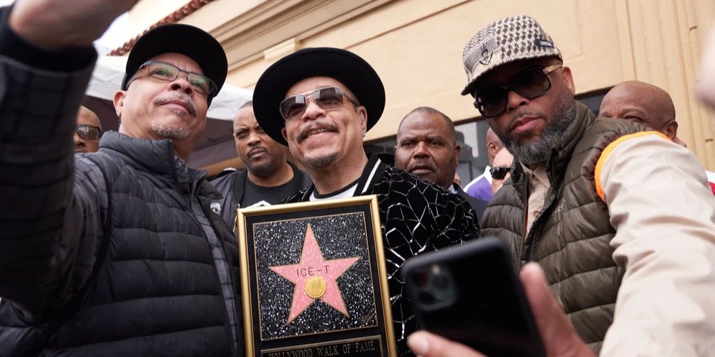 Rapper IceT enthüllt seinen «Walk of Fame»Stern