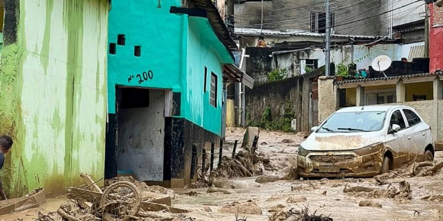 Schäden im besonders betroffenen São Sebastião