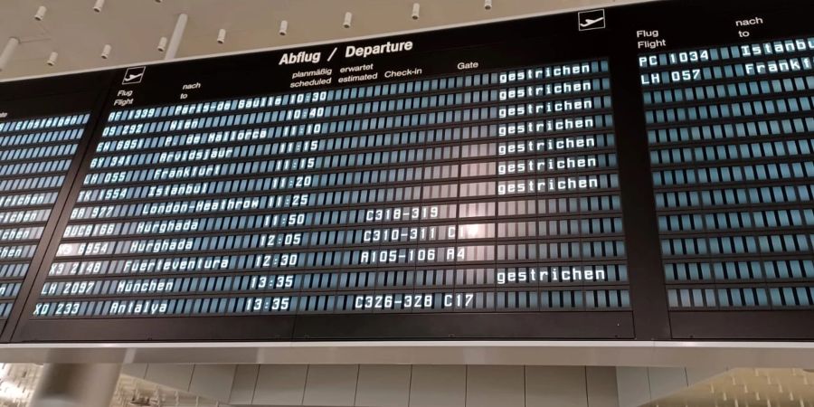 Warnstreik nun auch in Hannover: Am Flughafen kommt es heute zu erheblichen Verspätungen und Ausfällen.