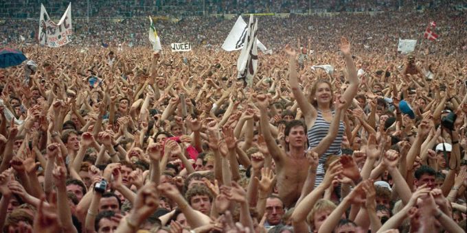 Das Benefizkonzert «Live Aid» 1985 im Wembley-Stadion. (Archivbild) live aid