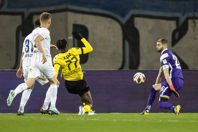 Joel Monteiro (YB) trifft zum 1:1 gegen den FCZ in der Super League. YB FCZ Super League